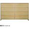 Drewmax Komoda KD174 masiv (Barva dřeva: Dub)