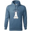 Yoga Llamaste - Mikina pánska Cape s kapucňou - 2XL ( Denim )