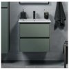BATH DELUXE | Kúpeľňová skrinka s umývadlom LYKE 60 cm zelená | BT0139