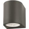 Nova Luce Svietidlo NERO R WALL GREY nástenné, IP 54, GU10 710021