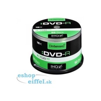 Intenso DVD-R 4,7GB 16x, 50ks