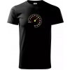 Tachometer cíti sa - 60 rokov - Tričko extra veľké (5-8XL) - 5XL ( Čierna )