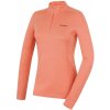 Husky Dámska merino mikina Aron Zip L light orange Veľkosť: XL