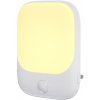 Ecolamp LED svietidlo do zásuvky Pati, 1x LED 0,6w, 2700k, w, senzor pohybu a súmraku