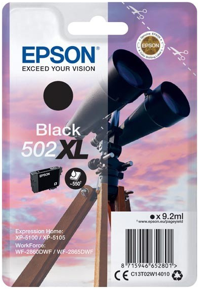 Epson 502XL Black - originálny