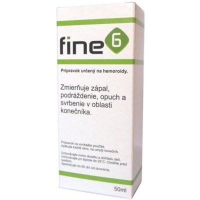 FINE6 OLEJ NA HEMOROIDY 50 ml