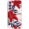 Picasee silikónový prehľadný obal pre Samsung Galaxy A55 5G A556B - Red Lily