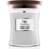 Woodwick Lavender & Cedar vonná sviečka s dreveným knotom 275 g