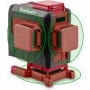 FORTUM 4780216 Laser líniový, krížový samonivelačný, zelený, 3D (3x360°), Li-ion akumulátor, USB nabíjanie