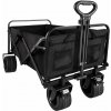 Gardlov 23084 Záhradný prepravný vozík skladací, 100 kg, 98 l, 94 x 60,5 x 70 cm, čierna