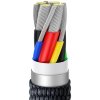 Baseus Crystal Shine kábel USB-C na USB-C, 100 W, 1,2 m (čierny)