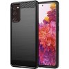 TechSuit Carbon Silicone kryt na Samsung Galaxy S20 FE 4G / S20 FE 5G – čierny