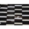 Kondela Luxusný kožený koberec, hnedá/čierna/biela, patchwork, 201x300, KOŽA TYP 6 0000188856