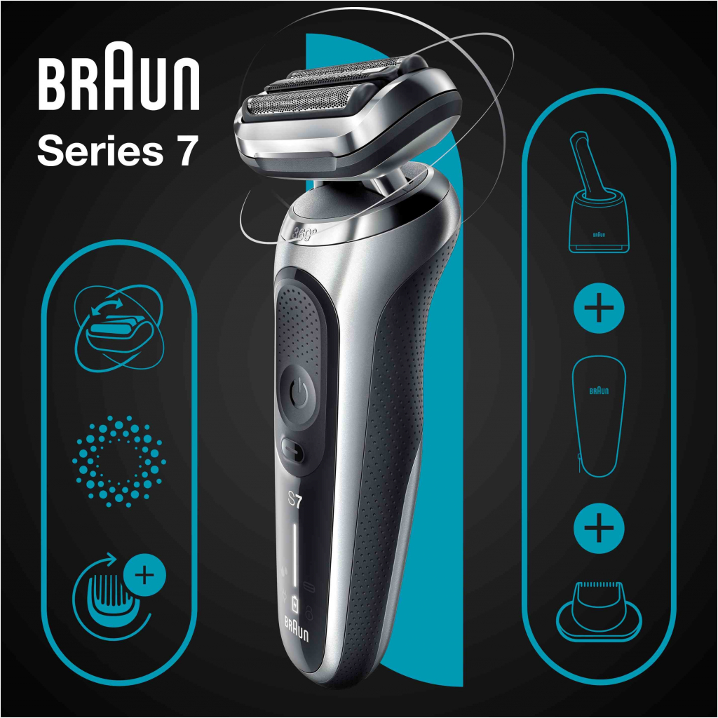 Braun Series 7 71-S7200cc Silver od 218,2 € - Heureka.sk