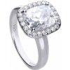 Diamonfire strieborný prsteň R3746