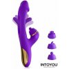 Intoyou Siter 2.0, silikónový vibrátor na bod G a klitoris s vymeniteľnými nástavcami 25,1 x 4,2 cm