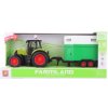 Traktor s prívesom na kone batérie