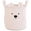 Childhome Kôš Teddy Off White 30x30x30cm