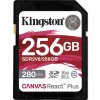 Kingston Pamäťová karta SD 256GB React Plus 280/150/MB/s U3 V60