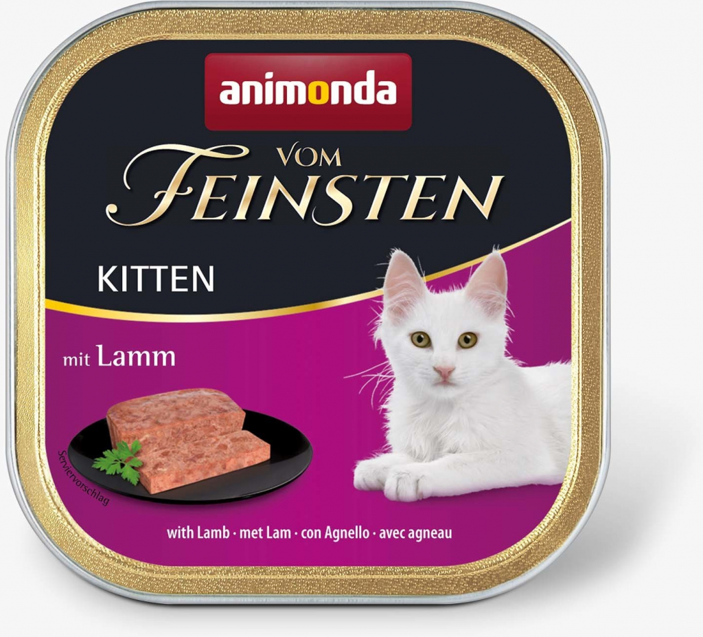 Animonda Vom Feinsten cat Kitten jahňa 16 x 100 g