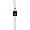 Remienok Karl Lagerfeld Karl and Choupette Head NFT pre Apple Watch 38/40 White (KLAWMSLKCNH)