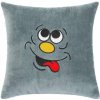 Bellatex 6014/042 vankúš Smiešok šedá Rozmer 38x38