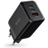 Tech-Protect Multi Port sieťová nabíjačka USB / 2x USB-C QC 65W, čierna
