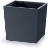 PROSPERPLAST Kvetináč URBI SQUARE LOW 24cm antracit