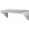 Vevor Nerezová nástenná polica 30.5×91.4 cm, nosnosť 113.4 kg, s konzolami BGSCTTJD1236144CAV0