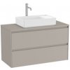 Kúpeľňová skrinka pod umývadlo Roca Ona 99,4x58,3x45,7 cm piesková mat ONADESK1002ZPM