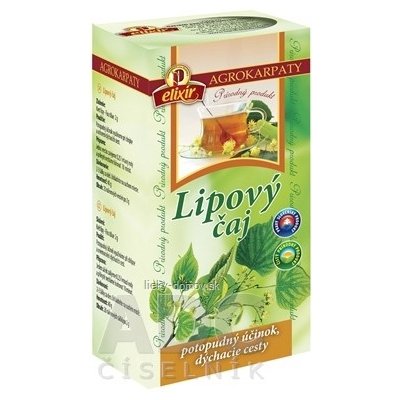 AGROKARPATY Lipový čaj čistý prírodný produkt, 20x2 g (40 g)