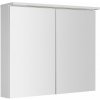 AQUALINE - KAWA STRIP Galérka s LED osvetlením 80x70x22cm, biela WGL80S