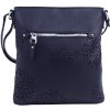 BELLA BELLY Crossbody dámska kabelka v kvetovanom dizajne tmavo modrá 5432-BB