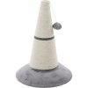 Škrabadlo kužeľ Elmo Flamingo 45cm biele