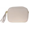 NovaKabelka.sk Bala Beige kožená talianska crossbody kabelka béžová