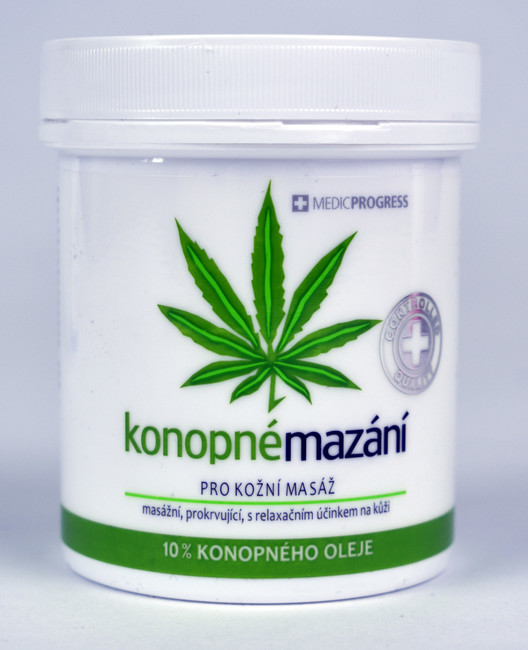 Medicprogress konopné mazanie chladivé 250 ml