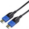 PREMIUMCORD Ultra High Speed HDMI 2.1 optický kabel 8K@60Hz 4K@120Hz 15m zlacený