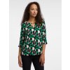 Zelená dámska vzorovaná blúzka ORSAY 34