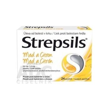 Strepsils Med a Citrón pas.ord.24