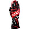 Kartingové rukavice Sparco K-Rookie čierno-červené veľ. XXS