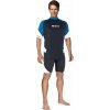 Tričko MARES RASH GUARD LOOSE FIT Short Sleeve - Krátky Rukáv - Voľný strih - Pánske XS Modrá