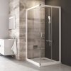 Ravak Sprchový kút rohový posuvný štvordielny BLRV2 80, satin+transparent