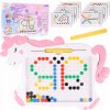 Magnetické kocky MalPlay Magnetická tabuľa pre deti Montessori MagPad 75