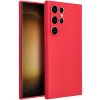 Obal na mobil Samsung Galaxy S24 Ultra (SM-S928B) - SOFT silikon Farba: červená