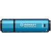 Kingston Ironkey Vault Privacy 50/512GB/USB 3.2/USB-A/Modrá IKVP50/512GB