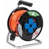 Prodlužovací kabel Brennenstuhl Akyga AK-CR-05 Držák kabelu odolný proti stříkající vodě 4 zásuvky 3x1.5 mm IP44 25 m (Navíjecí cívka s kabelem BREMAXX 25m)