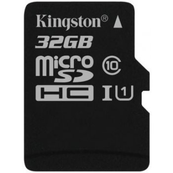 Kingston microSDHC 32GB UHS-I U1 + adapter SDC10G2/32GB