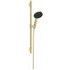 Hansgrohe Raindance Alive Select S - Set sprchovej hlavice, tyče a hadice, 3 prúdy, EcoSmart, lešten - 24602990