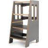 Tupliwood Učiaca veža kitchen helper montessori Little sivá