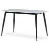 Autronic BONTEC Jedálenský stôl 130x70cm, spekaná keramika, mramor, HT-403M GREY Farba: Biela